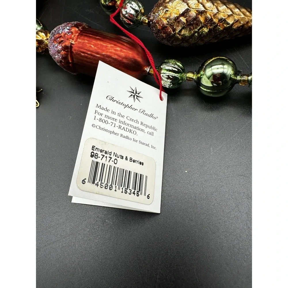 Christopher Radko ornaments are